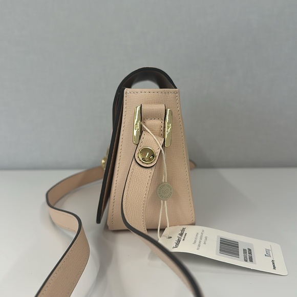 🔥🔥🔥Authentic Longchamp Le Pliage Heritage Blush Pink Leather Crossbody Bag - Picture 4 of 16